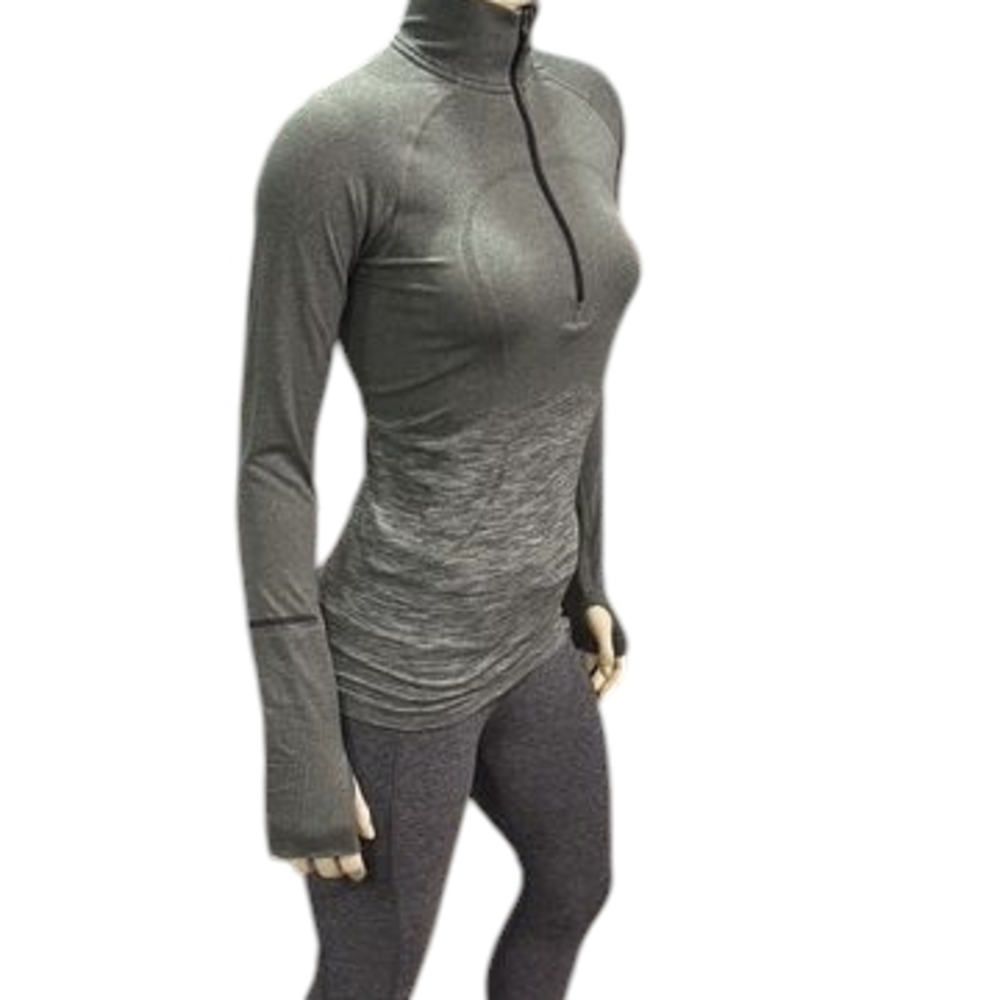 Lululemon Athletica Swiftly Tech 1/2 Zip Long Sleeve Thumb Holes